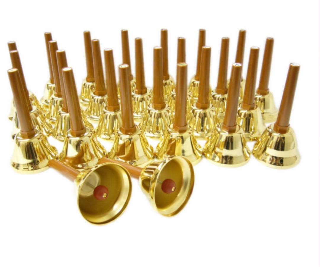 芸術の秋❣️音楽会・発表会に❣️MUSICベルGold27音❣️ケース付き‼️美しい響‼️