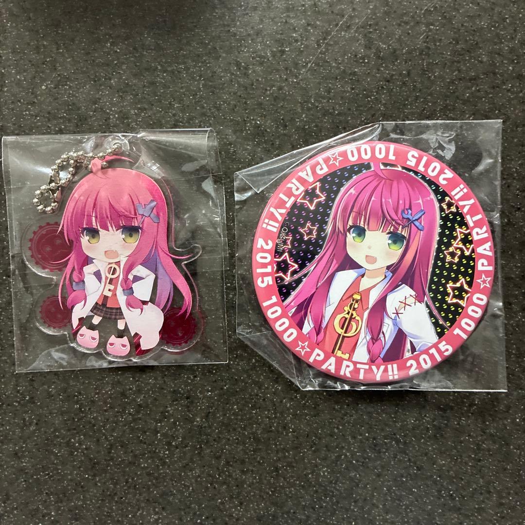 1000ちゃん ミリオ 缶バッジ 1000 party ‼︎ 2015 アクキー