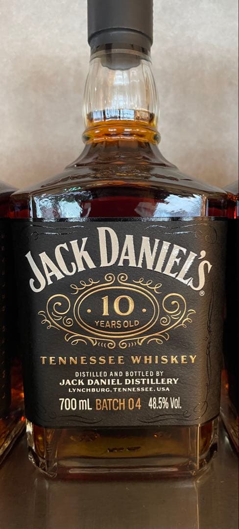 ウイスキー Jack Daniel's 10 Years Old 700mL