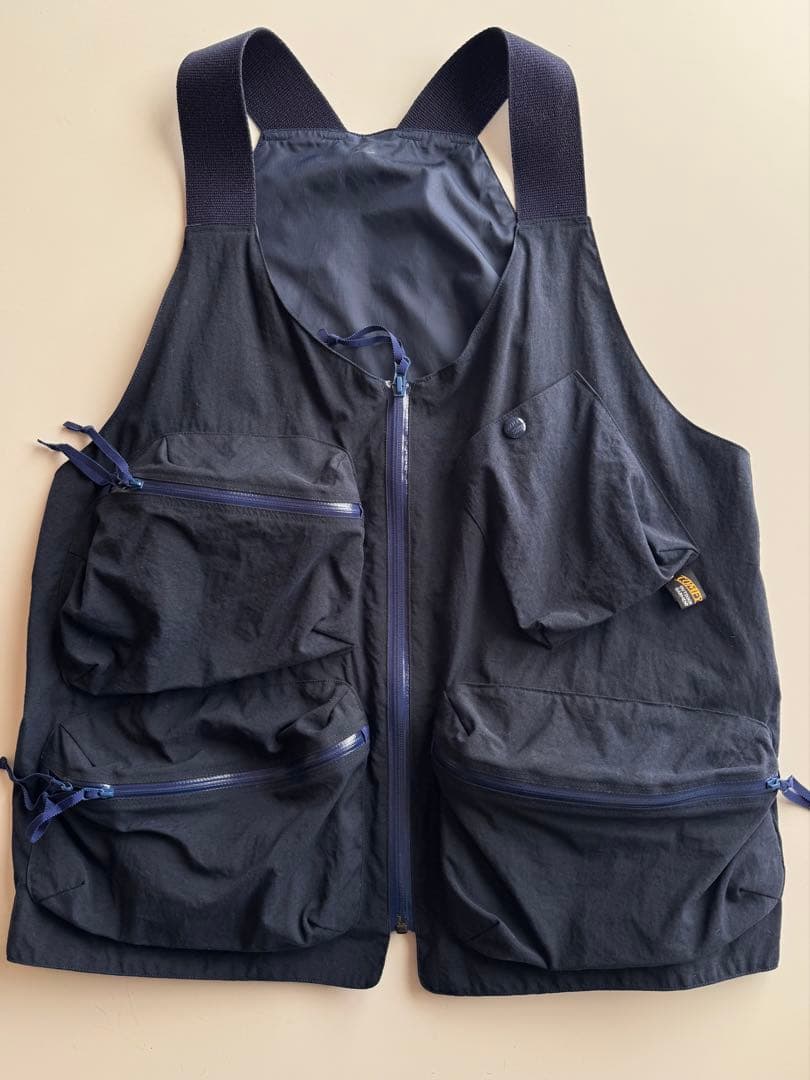 COMFY OUTDOOR GARMENT◆ナイロンベスト/L/ネイビー