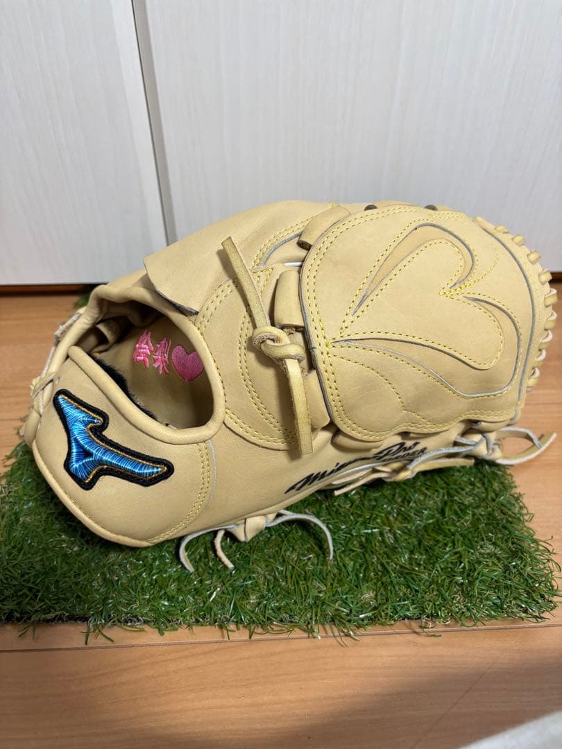 限定品　ミズノプロ ダイバーシティブルー　投手　オーダーグラブ　ミズノ
