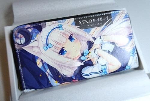 ネコぱら ショコラ バニラ 長財布 NEKO WORKs さより