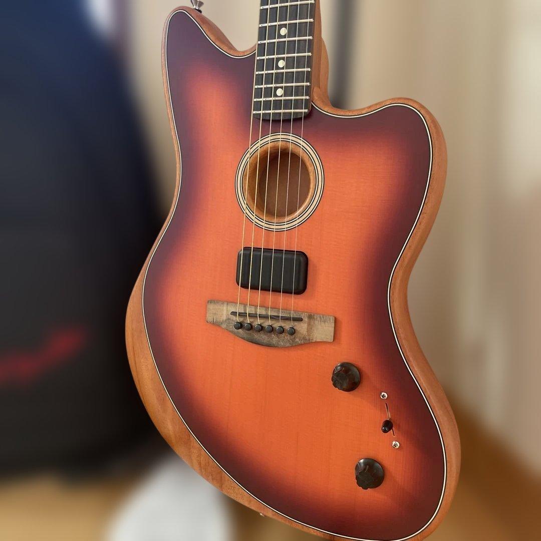 新品　fender USA acoustasonic jazzmaster