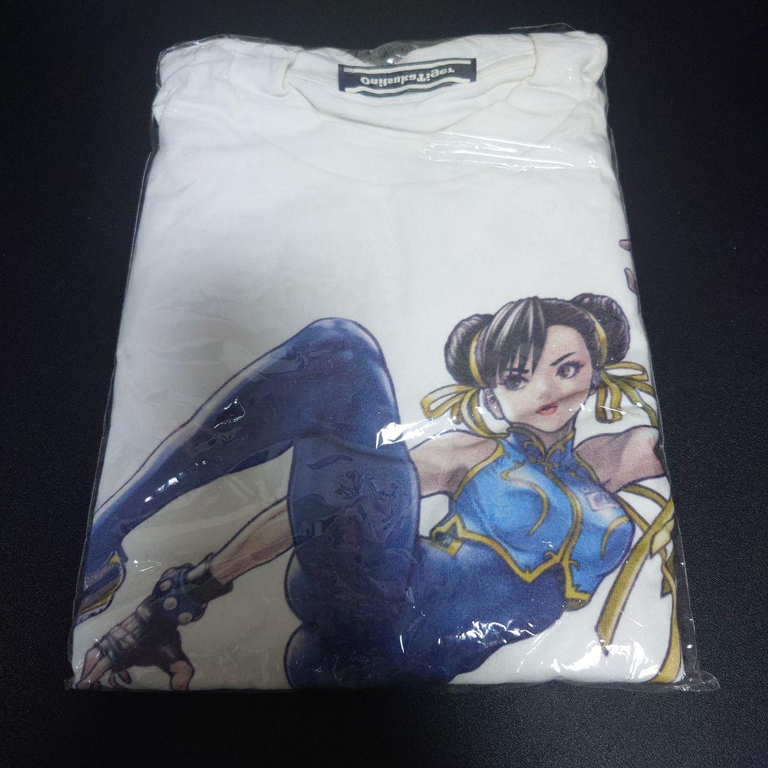 ストリートファイター6　春麗　 オニツカタイガー　 Tシャツ ホワイト