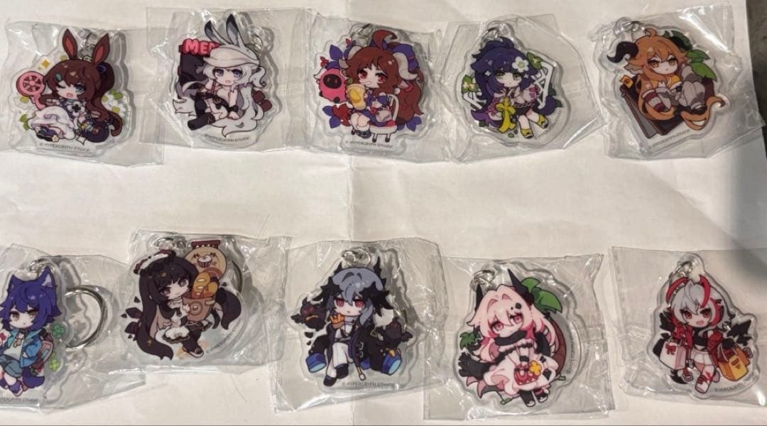 アークナイツ 5th ミニキャラアクリルキーホルダー（10種類）フルセット