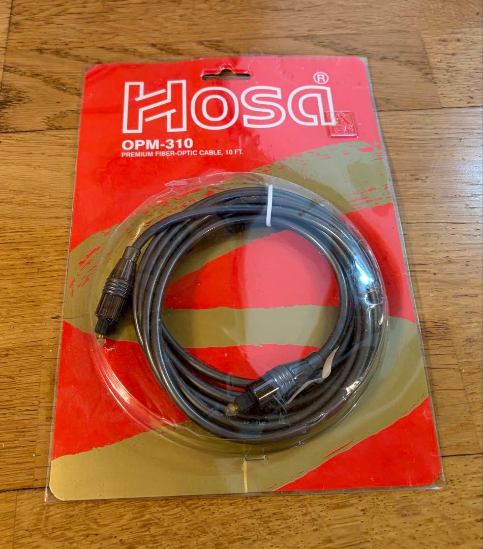 未使用 光デジタルケーブル Hosa OPM-310 10FT 3m