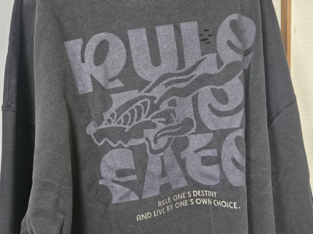 RULE THE FATE　スウェット　ブラック