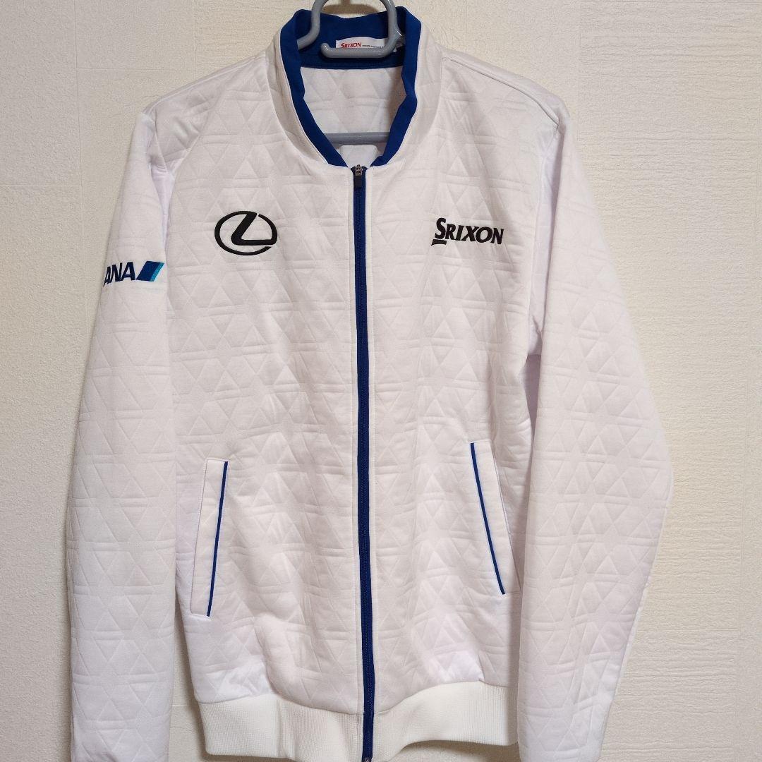 Srixon メンズジャケット ホワイト キルティング　レクサス　ANAロゴ
