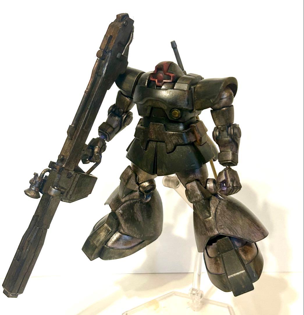 HGUCリック・ドム完成品　汚れ塗装