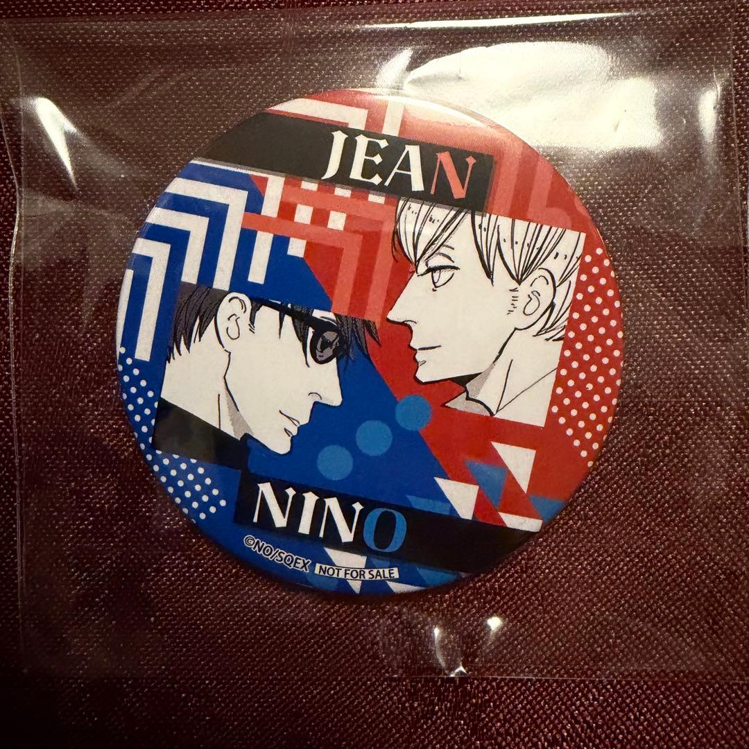 ACCA13区監察課　缶バッジ　ジーン&ニーノ　プリロール　ケーキ　特典　①