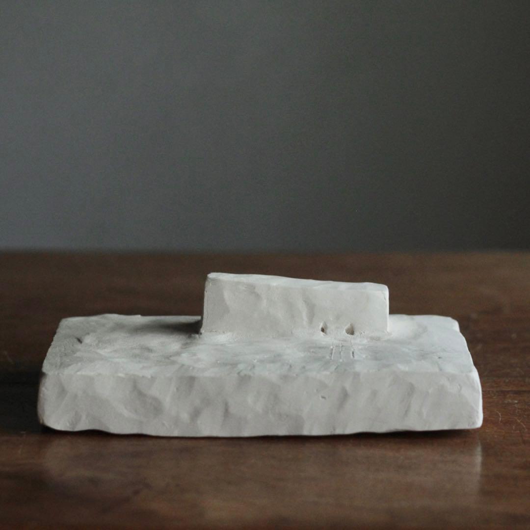石塑粘土 立体作品 住居 立体 現代美術 オブジェ sculpture