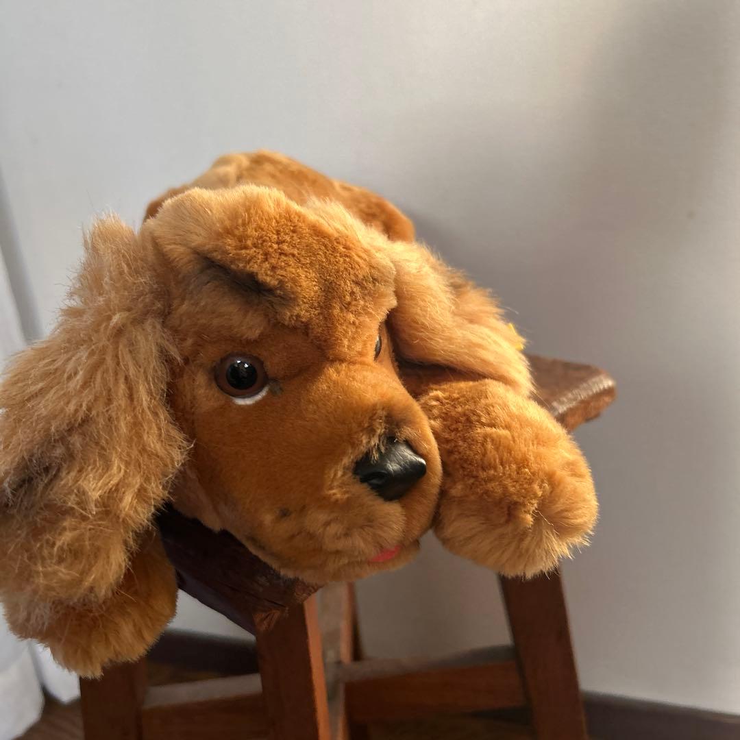 Steiff 茶色い犬のぬいぐるみ 約40cm