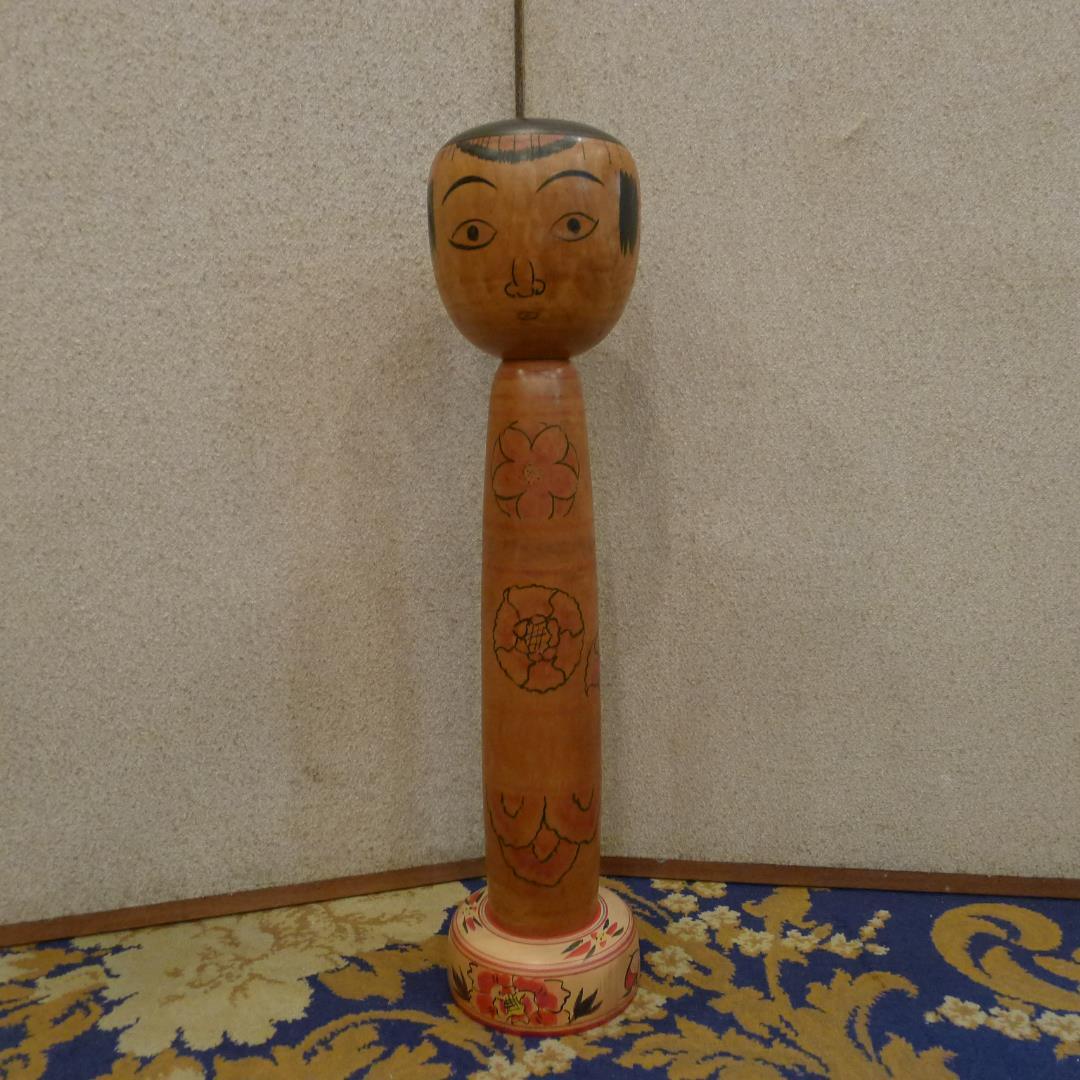 中ノ沢こけし　たこ坊主　　64㎝