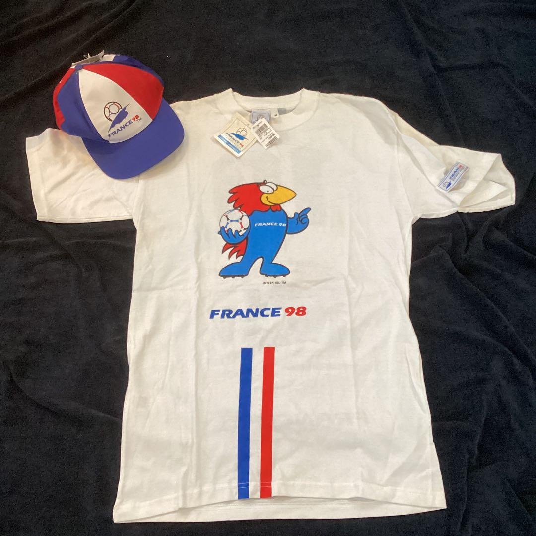 98年フランスワールドカップ記念Tシャツ&キャップセット新品