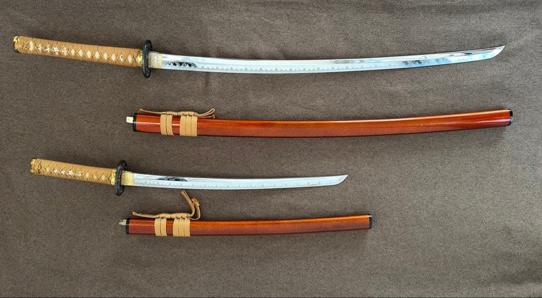 羽織さん専用、模造刀　日本刀　サムライ　剣 侍　長刀と短刀の２本セット
