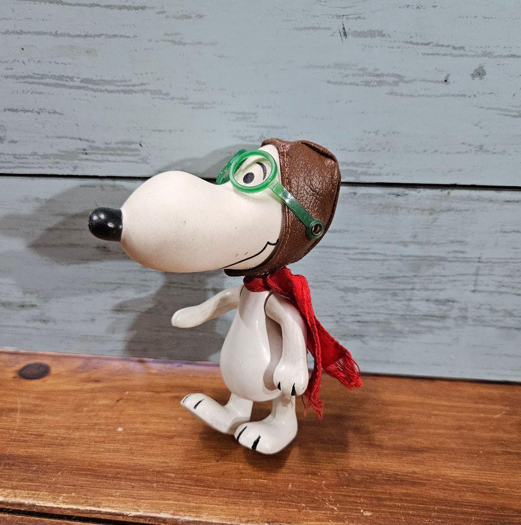 1960s ピーナッツ スヌーピー・フライングエース ポケットドールフィギュア