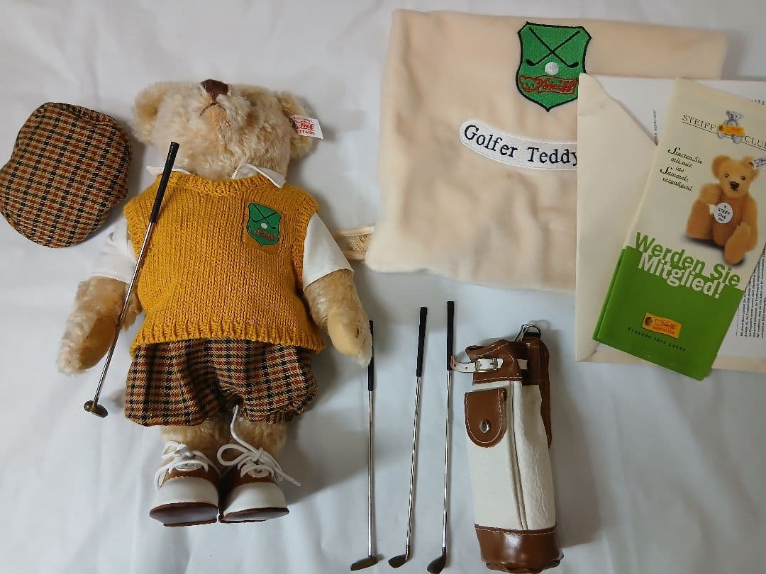 Steiff ゴルフプレイヤー　テディベア