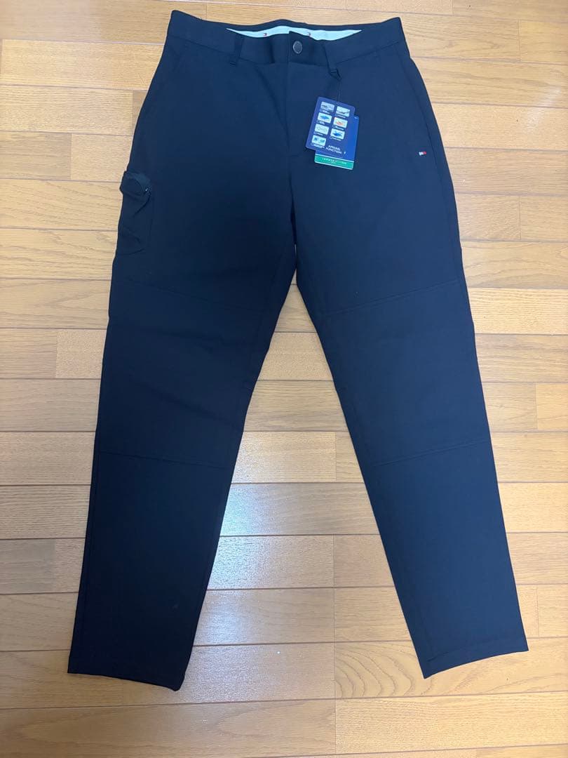 定価18700円　トミーゴルフパンツ M 黒 ポリエステル100%