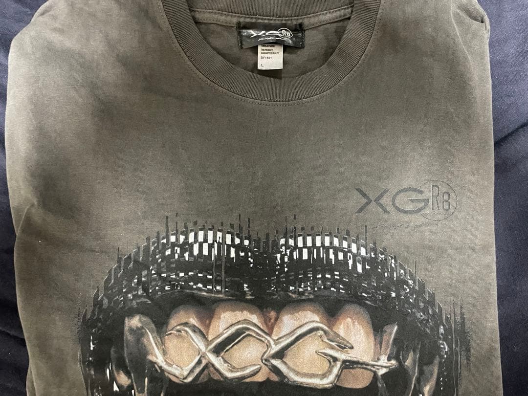 XG×GR8 Crew Neck Tee / BLACK Lサイズ