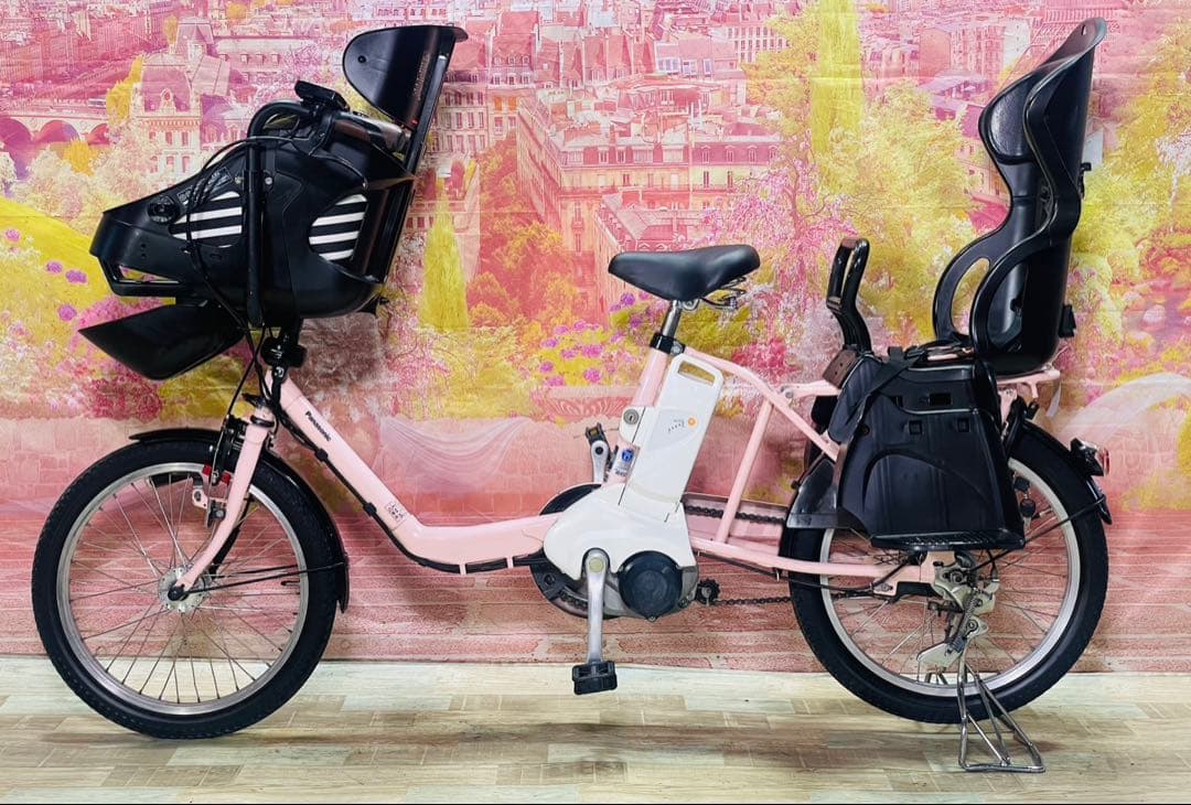 ZK3317 [大容量13.2Ah]電動自転車パナソニック 子供乗せ 20インチ