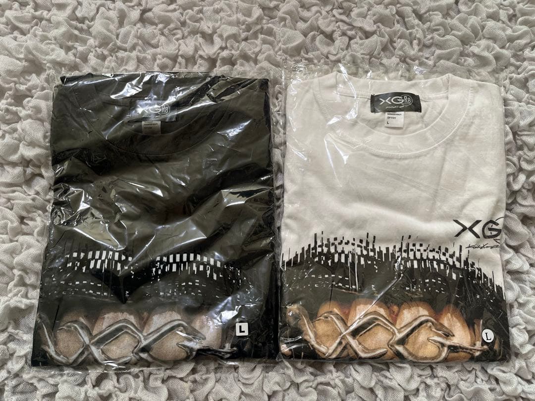 XG×GR8×KOSUKE Crew Neck Tシャツ L 黒 白
