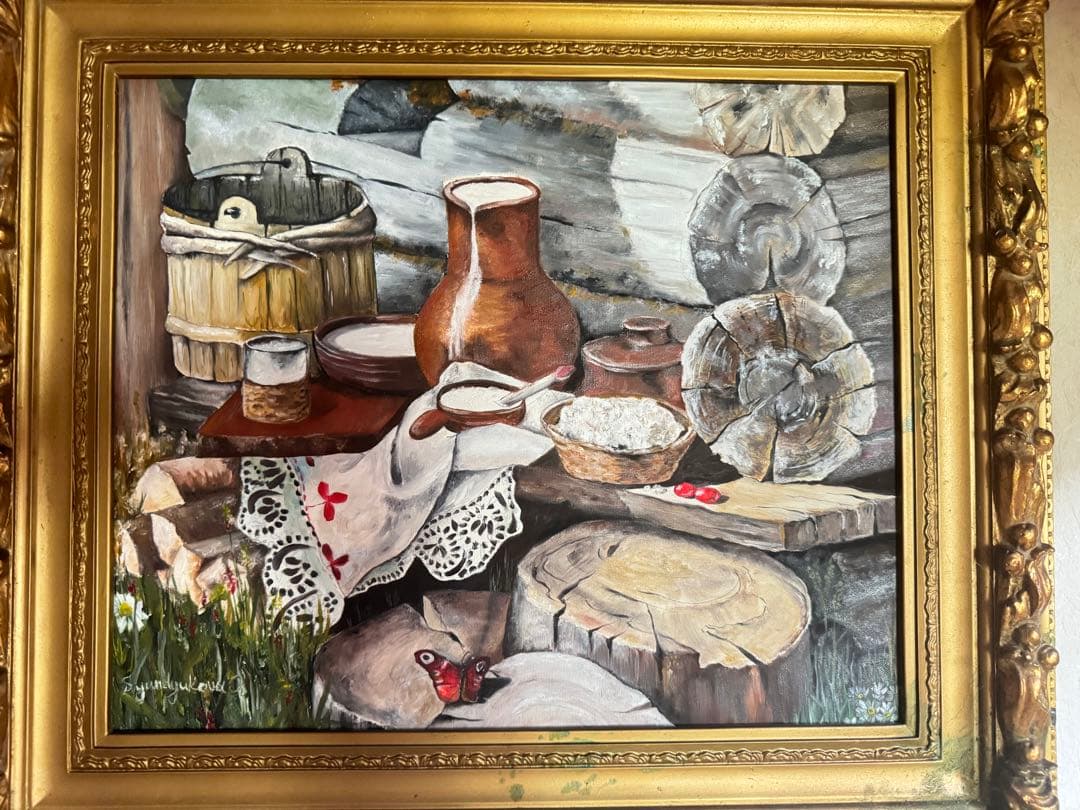 油彩画 静物画