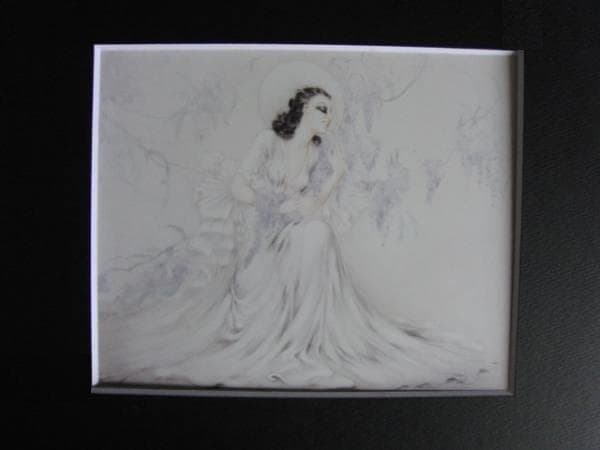 ルイ・イカール、菜の花、希少限定画集・額装画、新品・日本製額縁付、状態良好