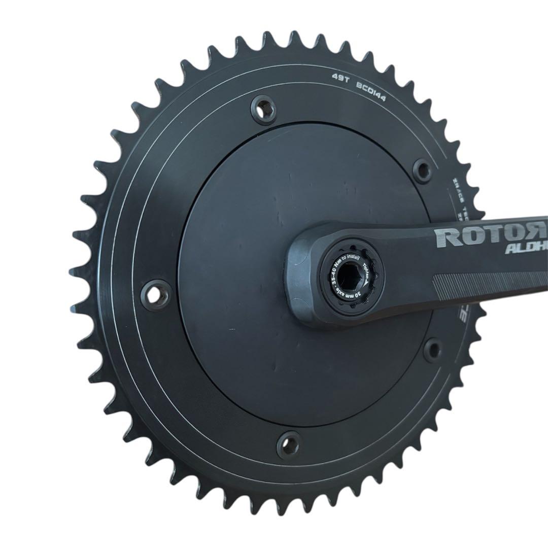 ROTOR ALDHU TRACK 30 165mm クランク49T BB付