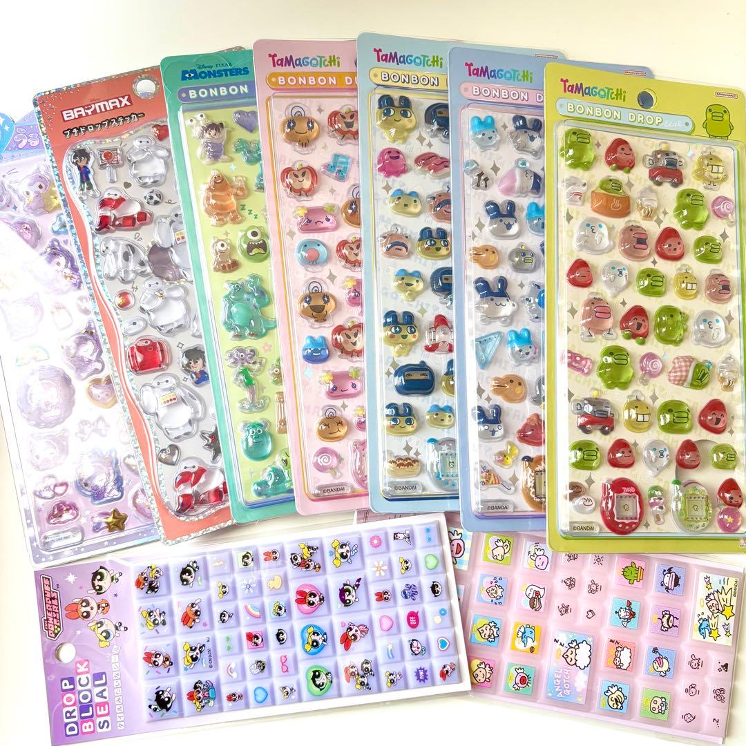 【正規品】ボンボンドロップシール9つセット　たまごっち