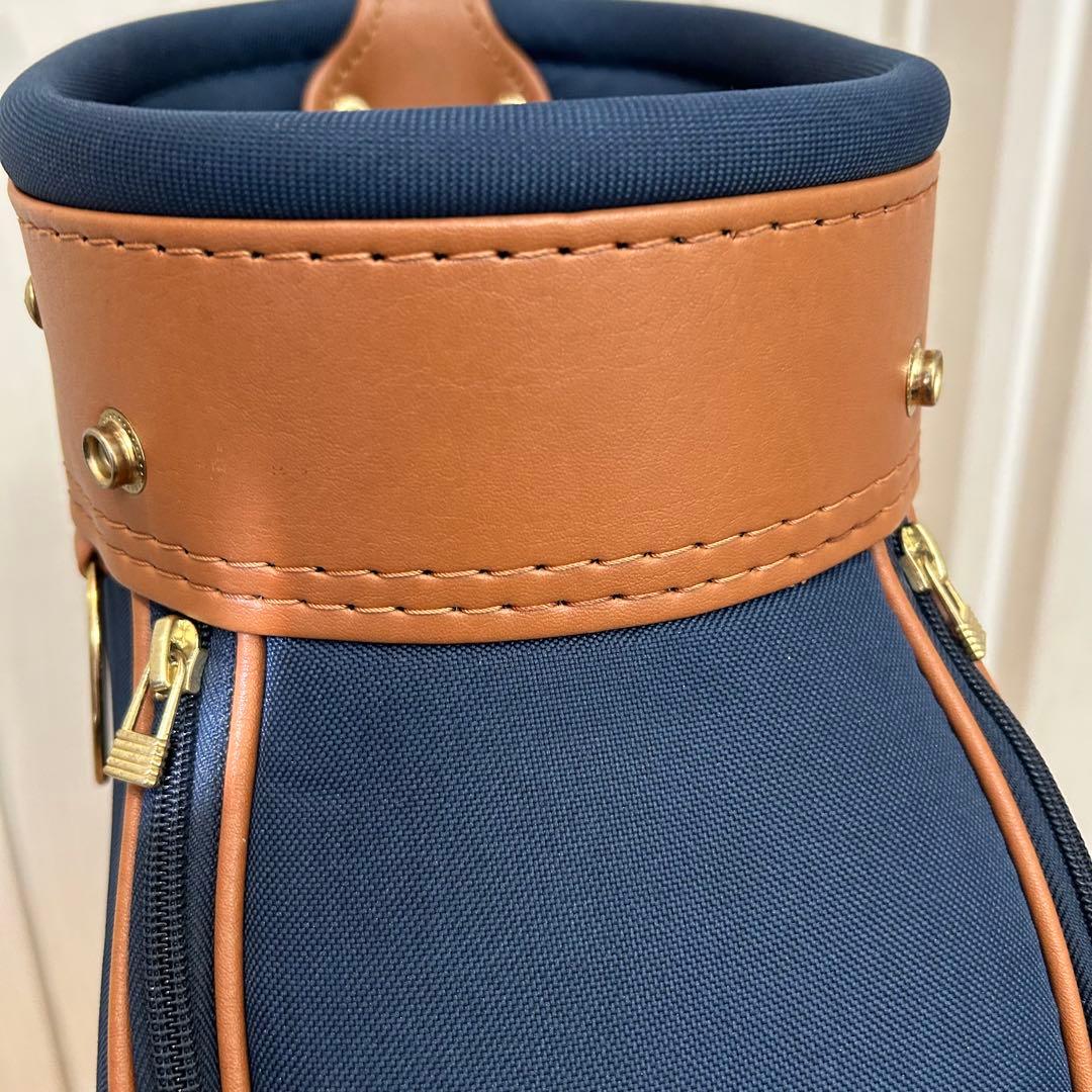 【極美品】BALENCIAGA バレンシアガ　キャディバッグ　ゴルフ　ネイビー