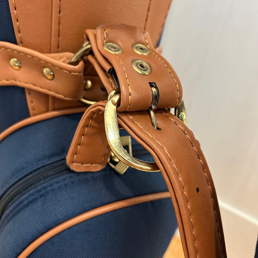 【極美品】BALENCIAGA バレンシアガ　キャディバッグ　ゴルフ　ネイビー