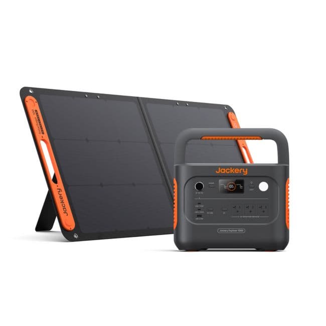 値下げ　新品未使用　ジャクリポータブル電源 1000New +ソーラーパネル
