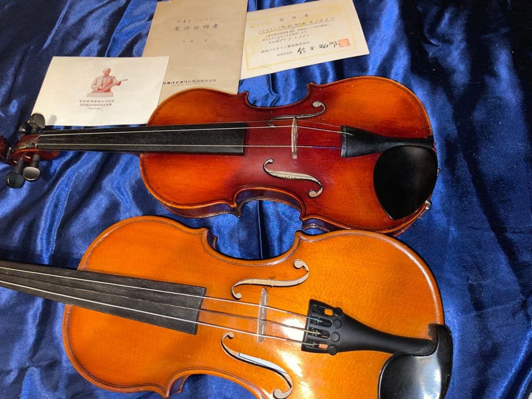 ま*ん様 バイオリン 2本セット 'Rudolpb Fiedler. スズキ