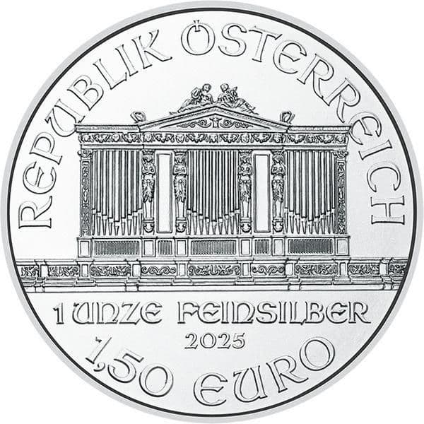 オーストリア 1オンス 銀貨 2025年
