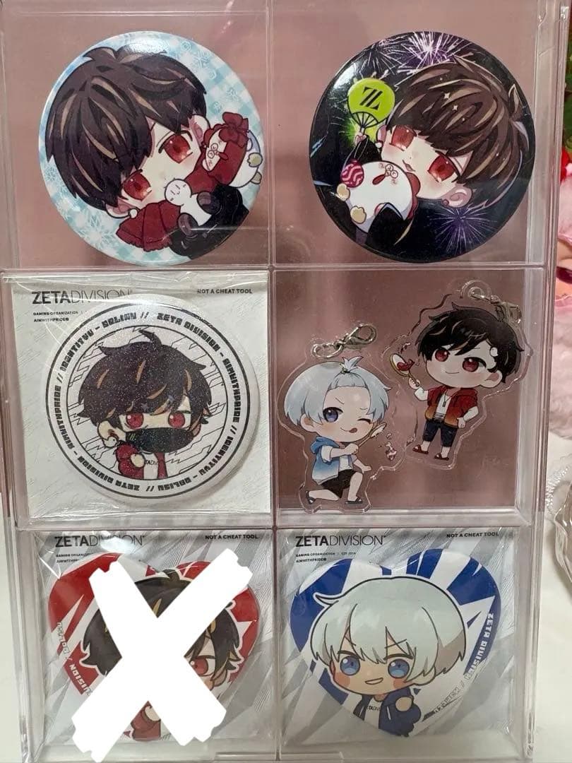 ZETADIVISION 缶バッジ どりす あげどり はめつ