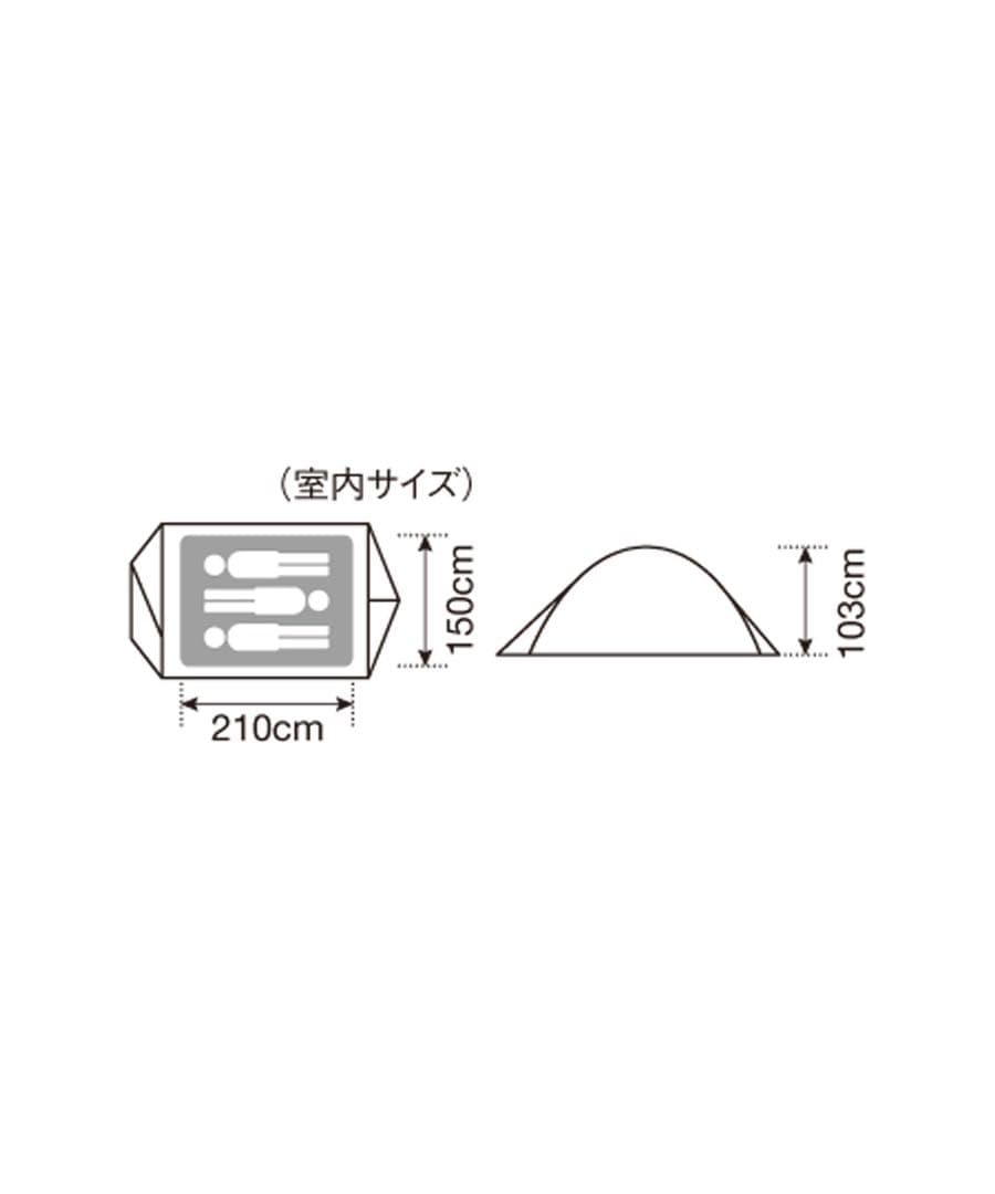 【 peak】ファルPro.air3本体+専用別売グランドシートのセット