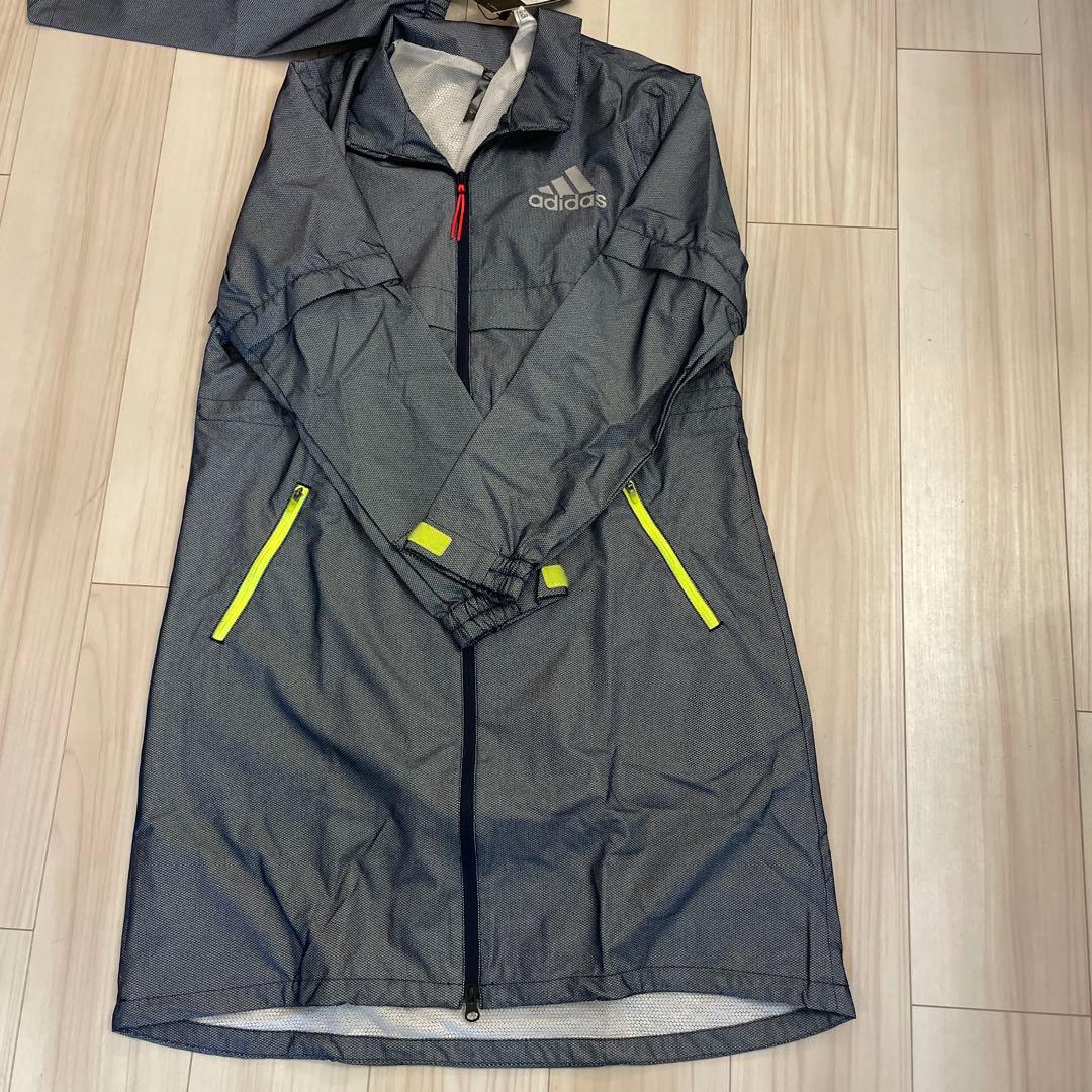 adidas ゴルフハイストレッチレインワンピース レディース ネイビー
