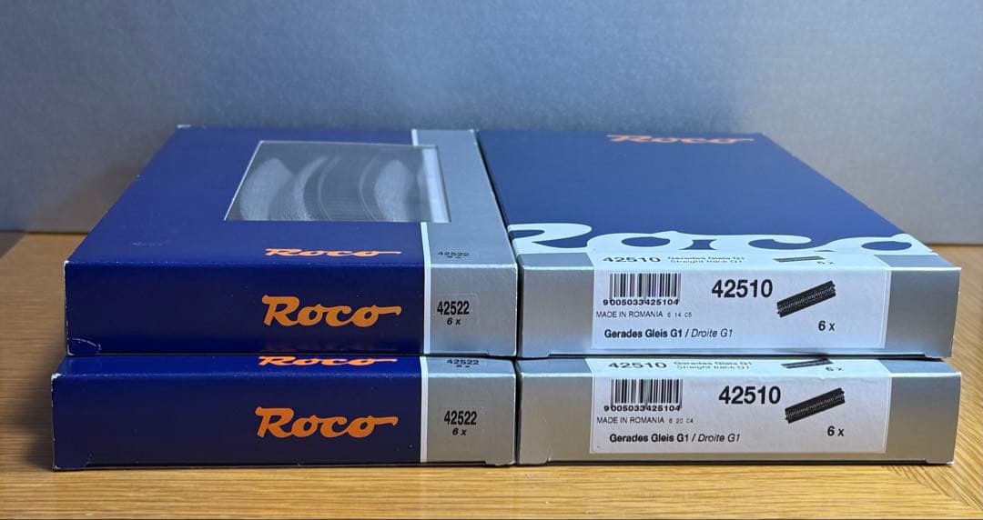 Roco 線路ROCOLINE 42510 G1×12 42522 R2×12