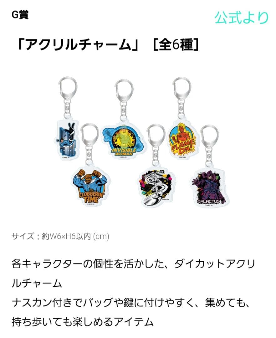 【全41種フルコンプ】Happyくじ MARVEL ファンタスティック４ セット