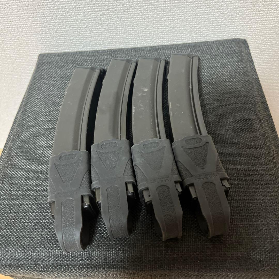東京マルイ次世代MP5 ノーマルマガジン4個 実物 MAGPUL バンパー付き