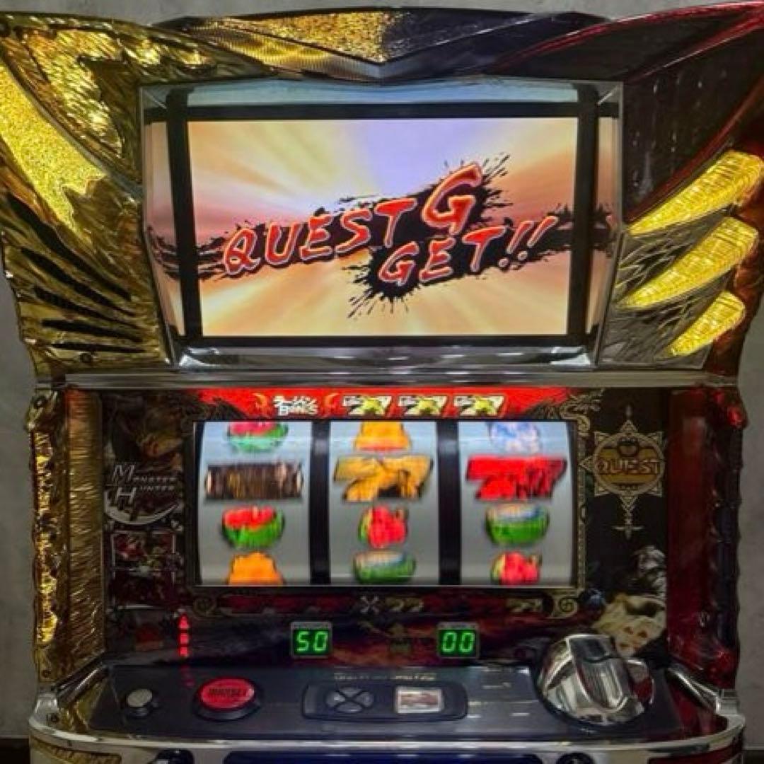 白ロム搭載機　スロット実機　初代モンスターハンター