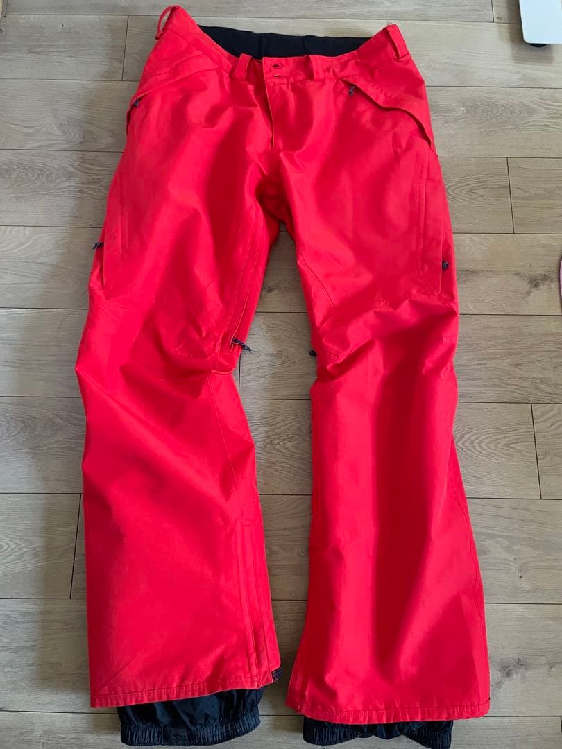 BURTON GORE-TEX スノーボードパンツ Lサイズ レッド