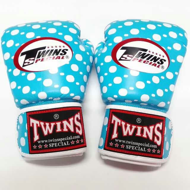 新品 正規 TWINS 本格ボクシンググローブ 本革製 サイズ選択 水玉