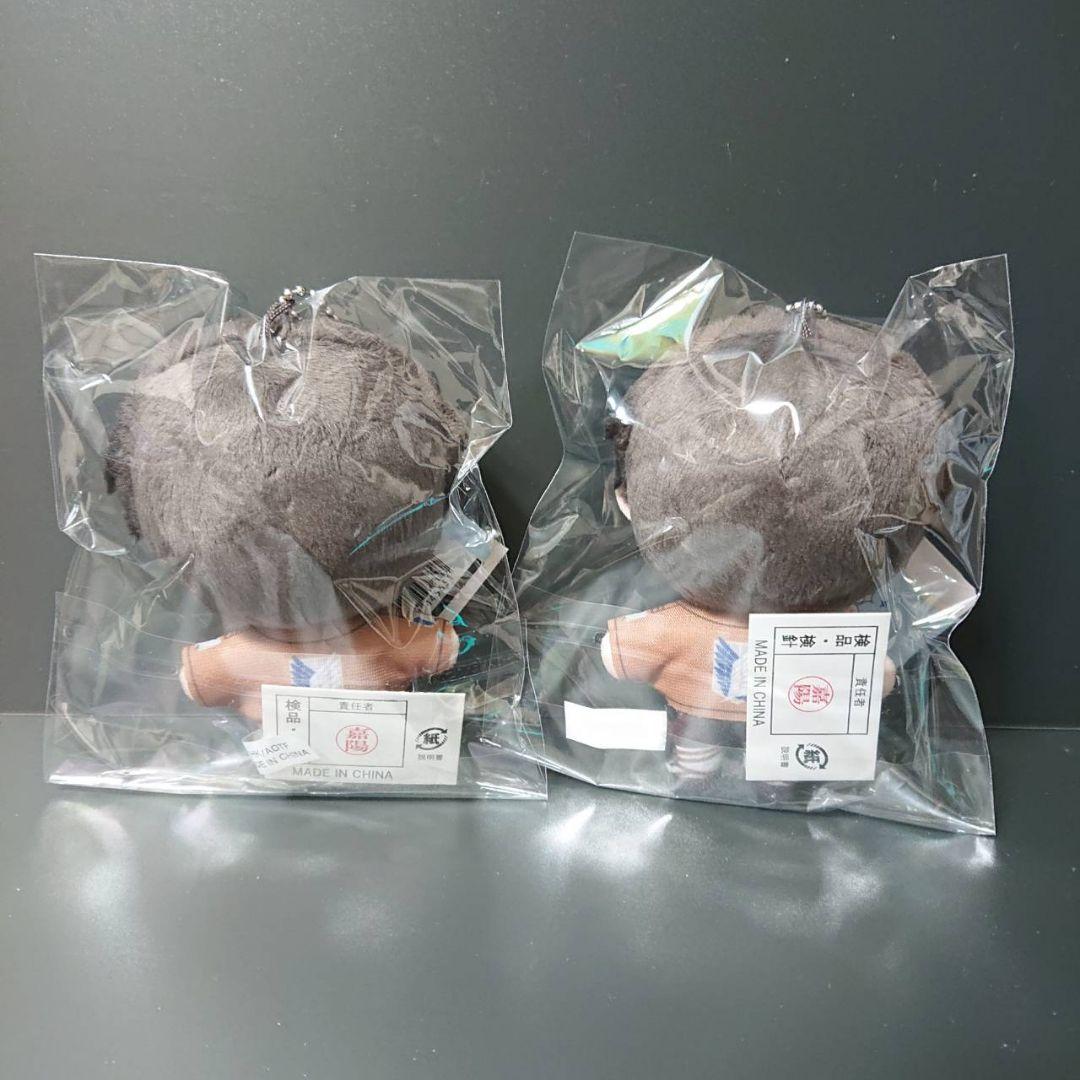 進撃の巨人 ぬいパル ぬいぐるみマスコット エレン リヴァイ 4点セット