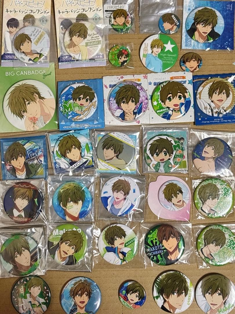 Free! 橘真琴　缶バッジ　33個セット