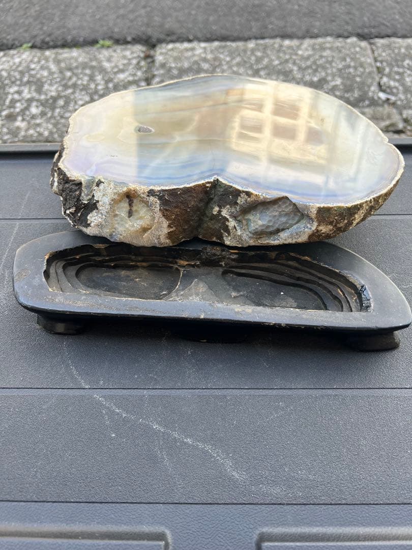 メノウ 瑪瑙 アゲート 天然石 原石 鑑賞石 飾り石 Genuine stone