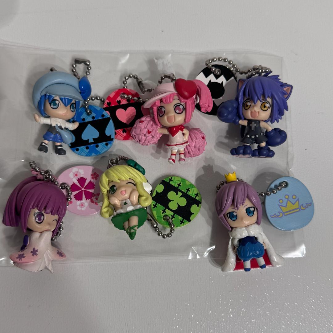 しゅごキャラ マスコット フィギュア 全6種 キーホルダー グッズ