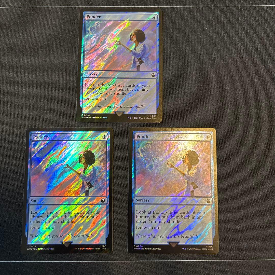 【MTG】思案 サージFoil 3枚セット