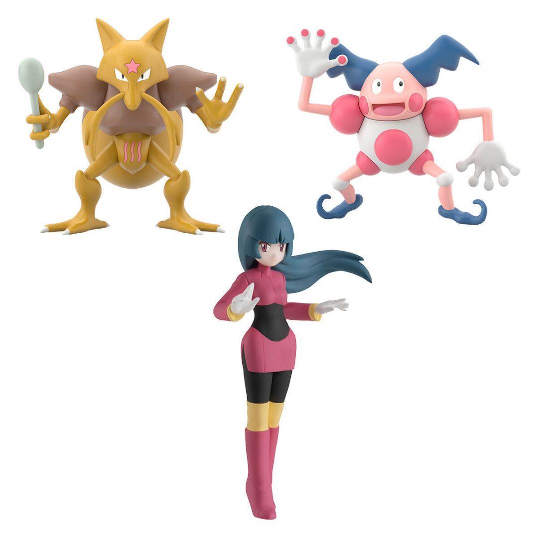 ポケモンスケールワールドカントー地方　ナツメ＆ユンゲラー＆バリヤード