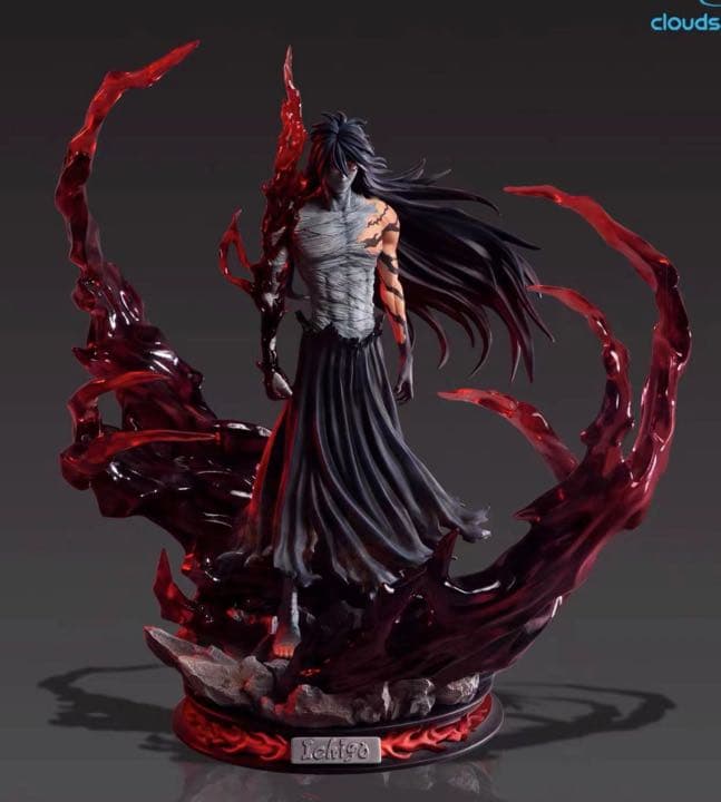 BLEACH 黒衣少年図 黒崎一護 ガレージキット ガレキ スタチュー⑩